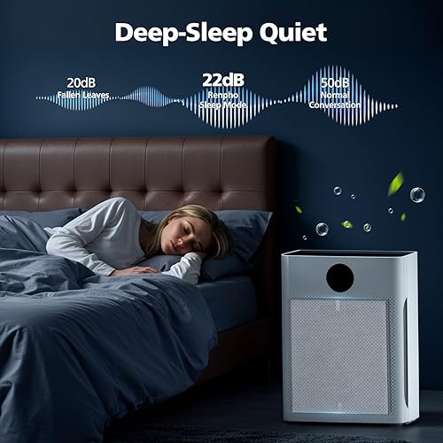 Miniatura 5 de Paquete de 2 filtros de repuesto PR1 para purificador de aire Mooka Mode PR1, filtro HEPA verdadero H13 para el hogar, habitación grande de hasta