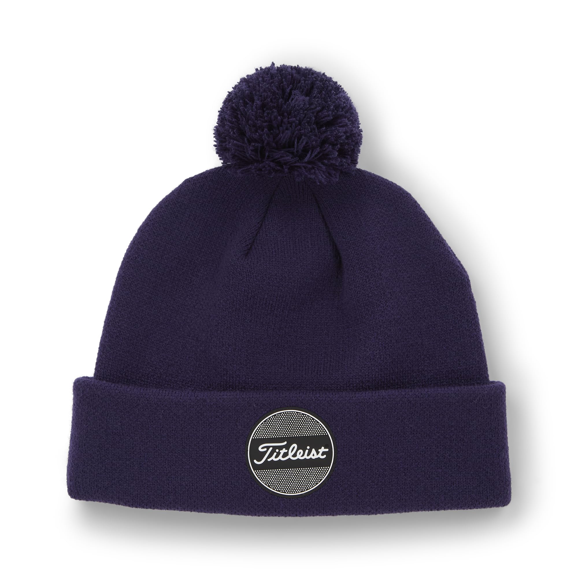 Titleist Boardwalk Pom Pom Golf Beanie, Navy, One Size Fits All