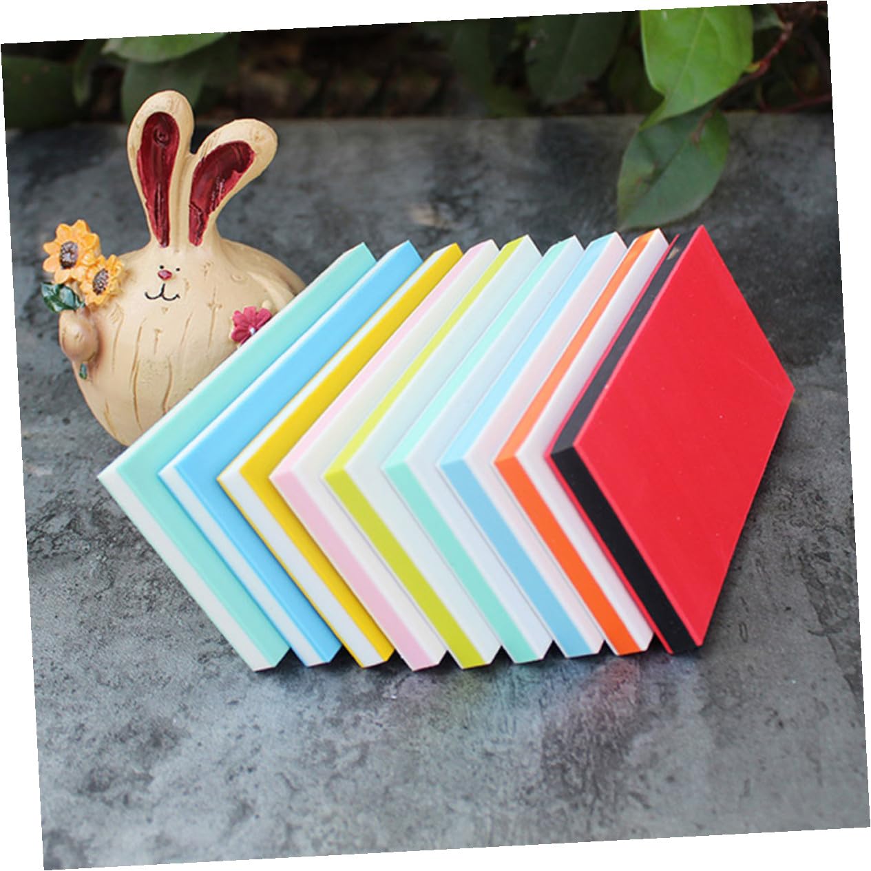 10 Pezzi Blocchi Timbri in Gomma per Incisione Professionale Materiale Resistente per Bricolage per Creazione Timbri Artigianali Colore Casuale Colore Casuale
