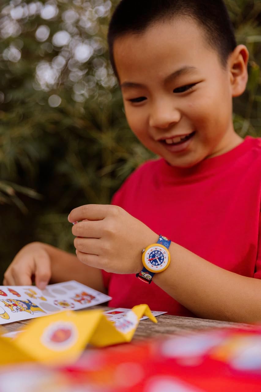 Flik Flak Unisex Kid Watch Biosourced Quartz Waterproof Flik Flak Year of The Snake