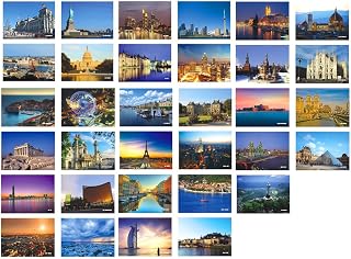 30PCS 1 Set Creative Postcards Greeting Cards Souvenir Gifts for Worth Collecting, Lijiang Impression