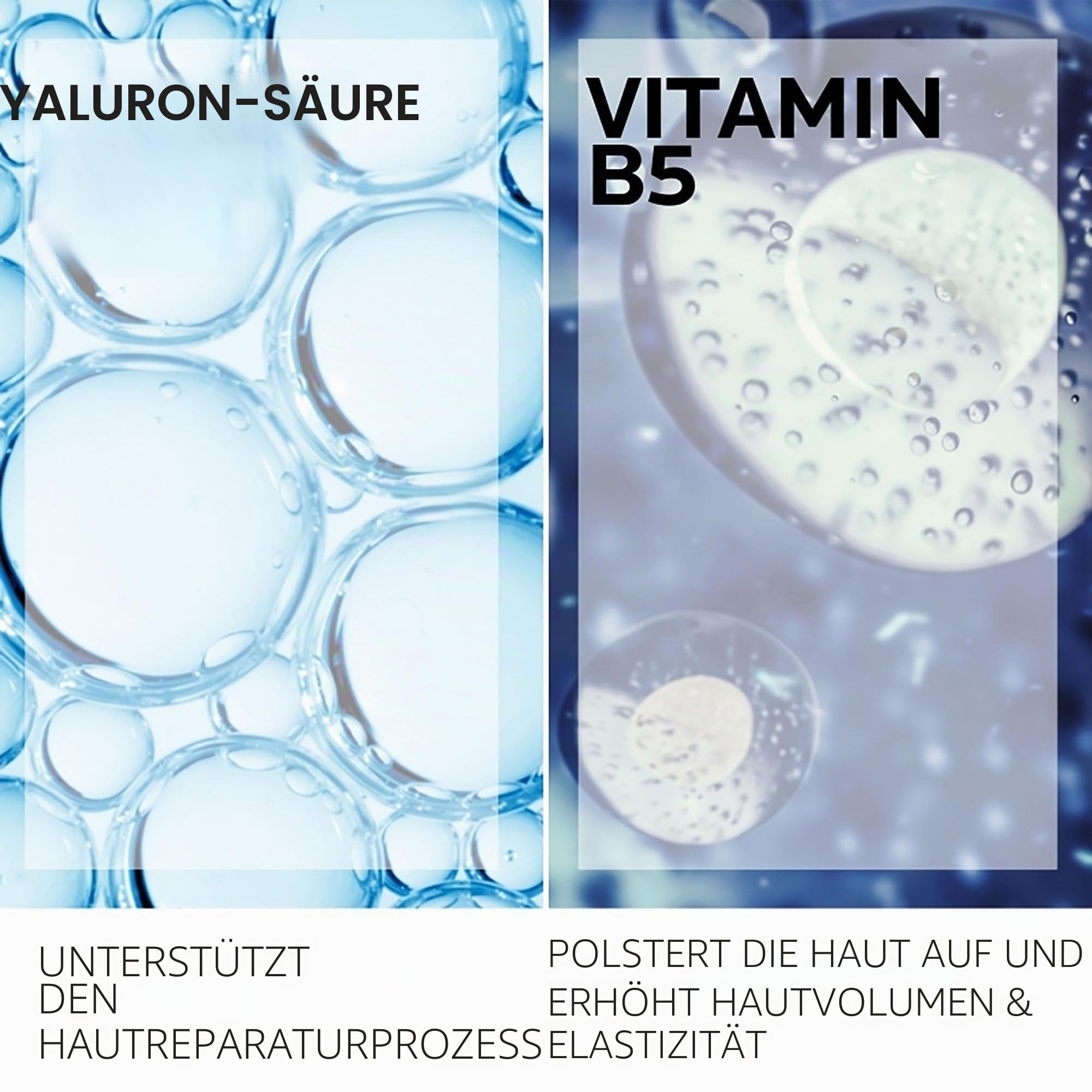 La Roche Posay Anti-Aging-Creme, Für empfindliche Haut, Regenerierend und aufpolsternd, Mit kurz- und langkettigem Hyaluron und Vitamin B5, Hyalu B5 Pflege, 40 ml