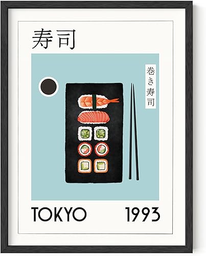 Miniatura 18 de HAUS AND HUES Arte de pared japonés de neón – Póster de ciudad de anime, decoración de pared urbana Cyberpunk, arte japonés de paisaje urbano para