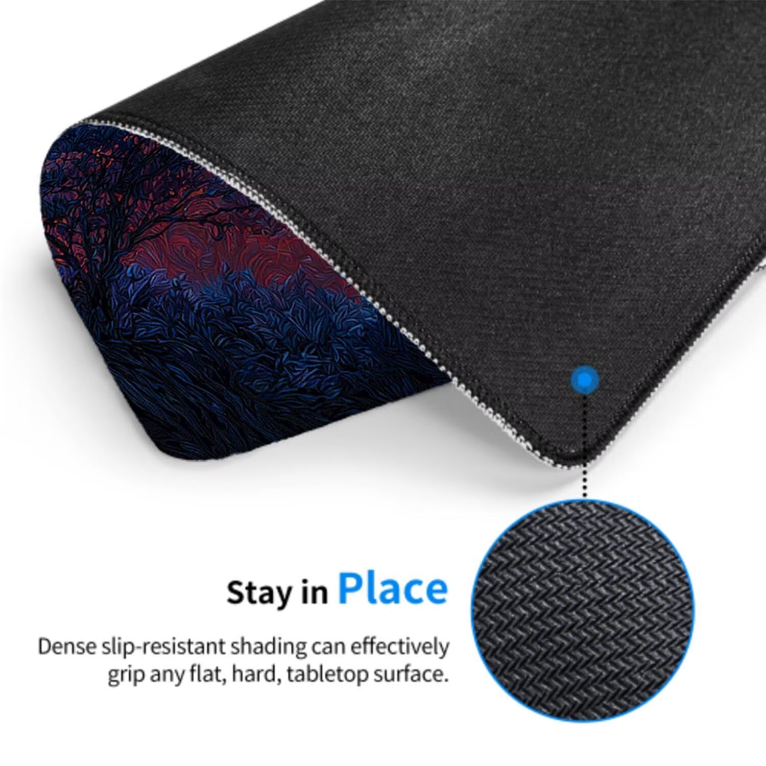 Abstrakcyjna podkładka pod mysz pod mysz pod mysz do gier XXL 1400 x 600 x 3 mm podkładka pod mysz gumowa jeleń duża podkładka pod rękę gracz akcesoria wodoodporne PC, do klawiatury laptopa w-9780