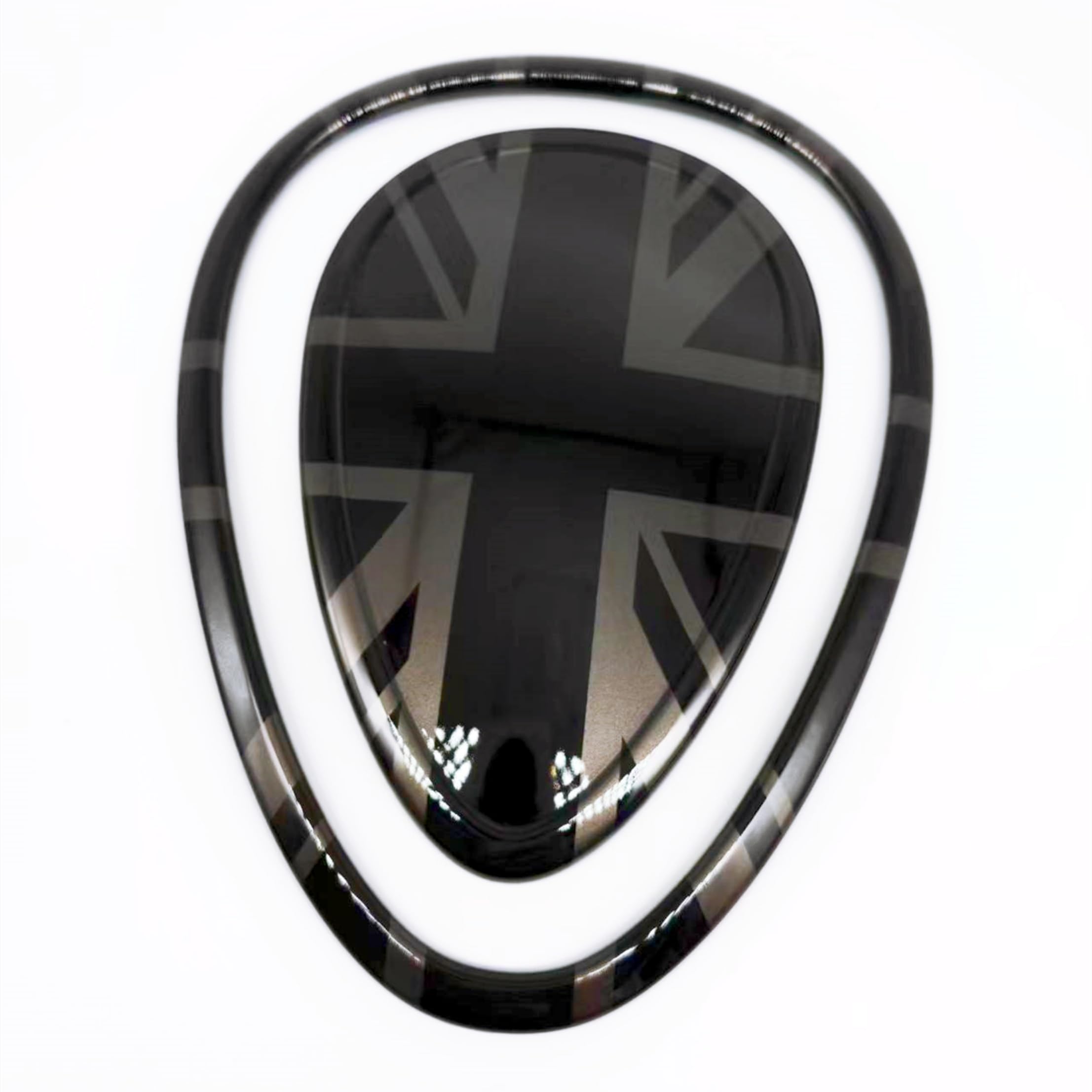 Per Mini Cooper Accessori Decorazione ABS Cruscotto Pannello Strumenti Griglia di Aerazione Esterna Coperchio Protettivo, per Serie F 2014-2024 (Union Jack GG)