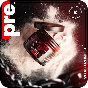 Pre Workout Powder 300g, Complex with Vitamin B12, L Citrulline, Beta Alanine, Caffeine, Taurine, AstraGin, Panax Notoginseng, Alternative to Pre Workout Gummies (24 Servings (Pack of 1), Orange)