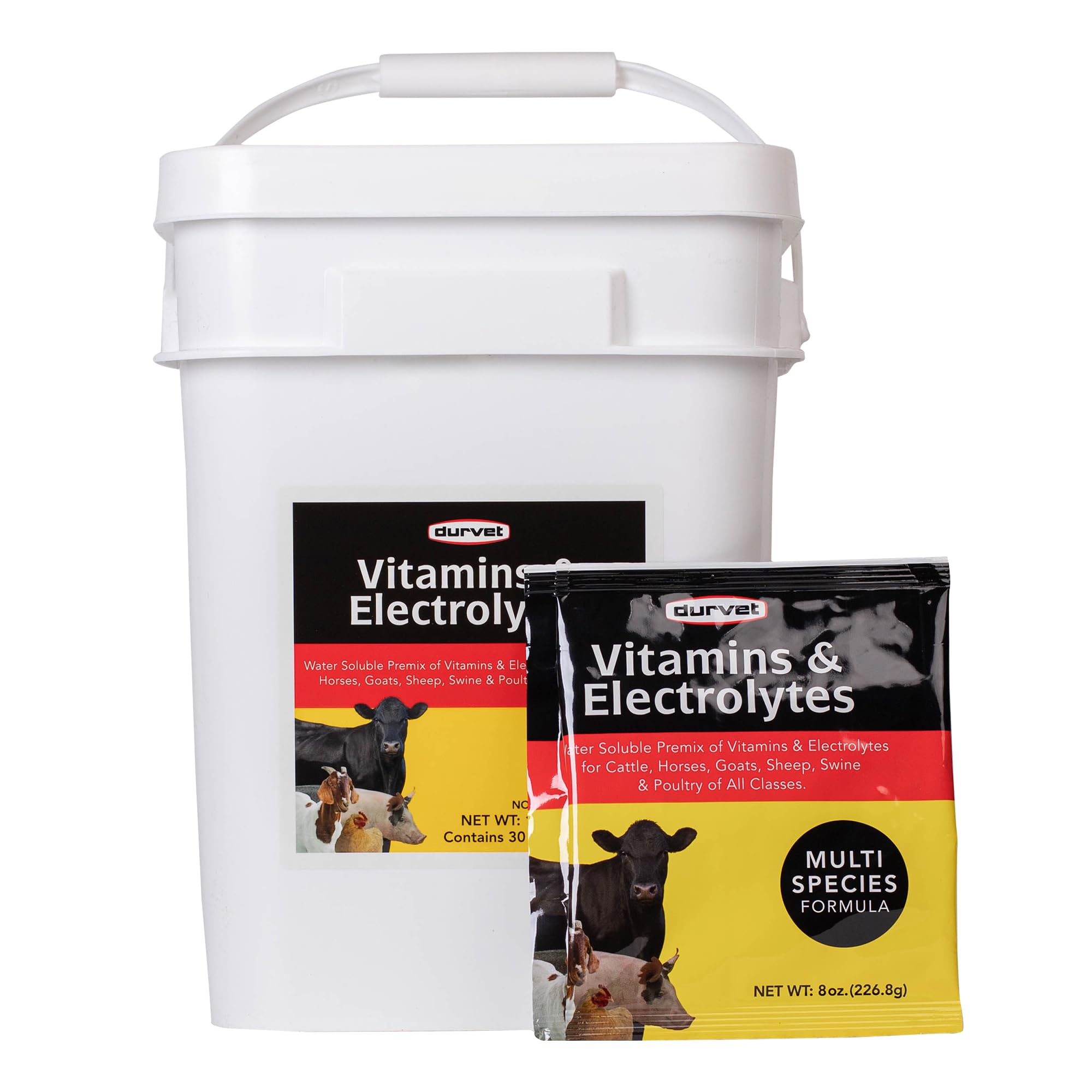 DURVET 136028 Vitamins & Electrolytes, 8 oz