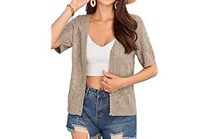 2024 Women's Short Sleeve V Neck Cardigans: Style and Comfort Combined