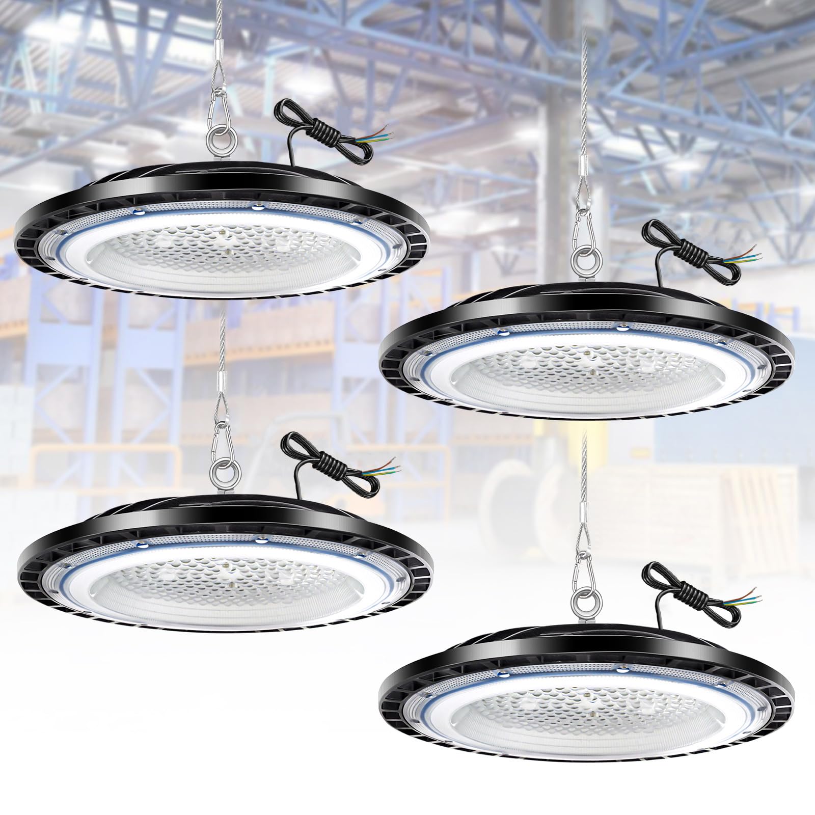 Proiettore LED UFO 200W Tayire - 20000LM Luce Fredda Per Officina E Magazzino IP65