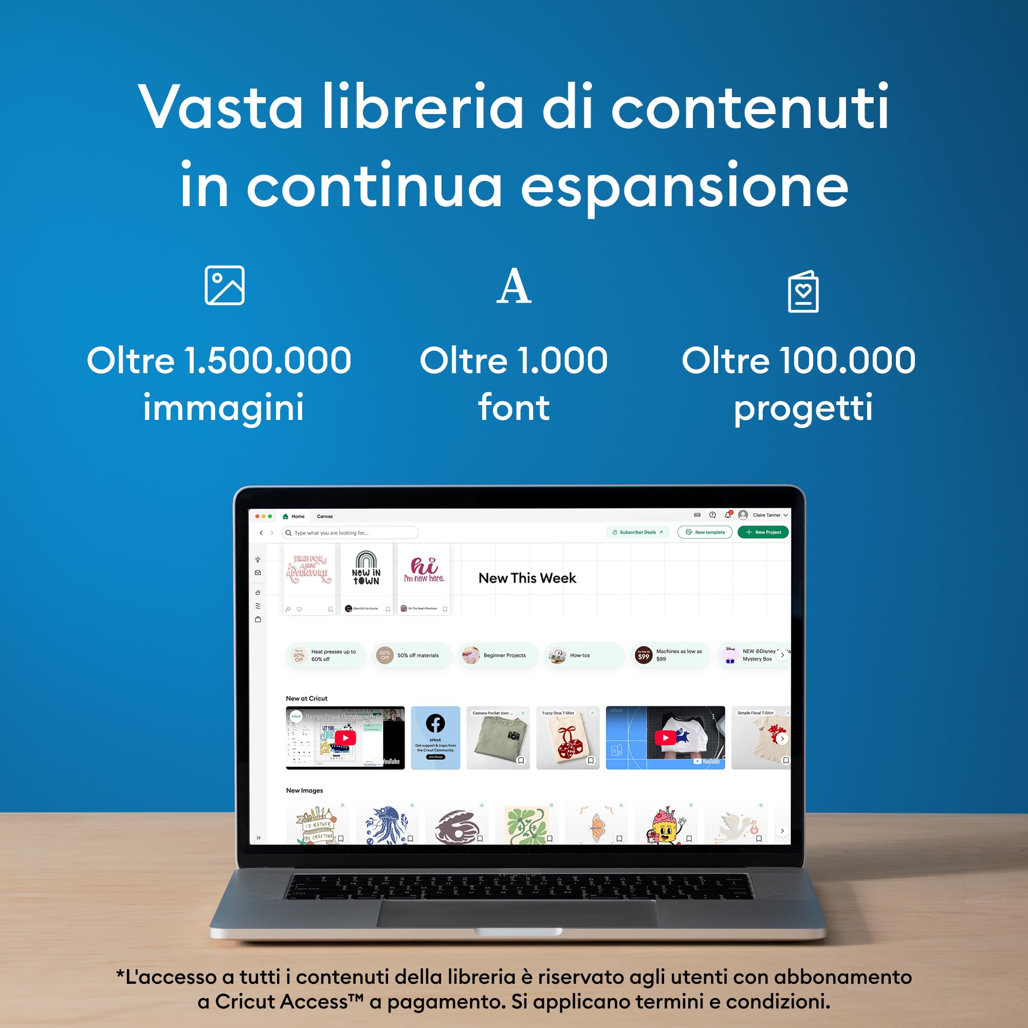 Cricut Joy™ 2 Essential Bundle + Contenuti digitali. Macchina da taglio intelligente compatta, ideale per biglietti personalizzati, adesivi semplici ed etichette