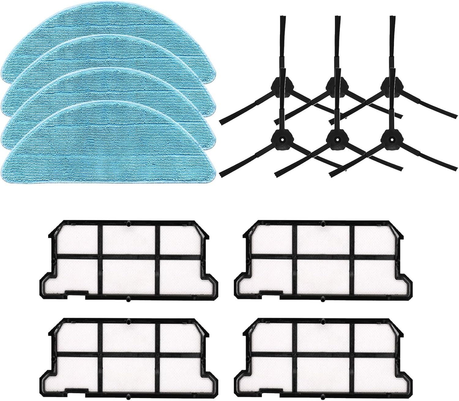 Perfectly Mop Cloth Filter Side Brush Replacement Part Sweeping Robot Accessories For V7S