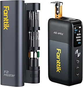Fanttik F2 Master Mini Cordless Rotary Tool Kit 4V & Fanttik A10 Apex 3-in-1 Digital Laser Tape Measure with HD Color Display