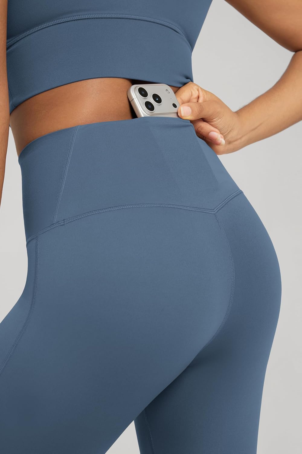 ODODOS Cloud Feeling Crossover High Waist Flared Pants for Women, Bootcut Yoga Pants with Back Pocket-30/32" Inseam