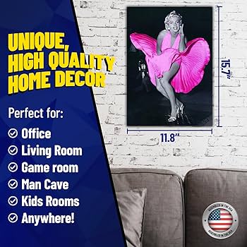 Amazon.co.jp: マリリン・モンロー ニューヨーク 3Dポスター ウォール