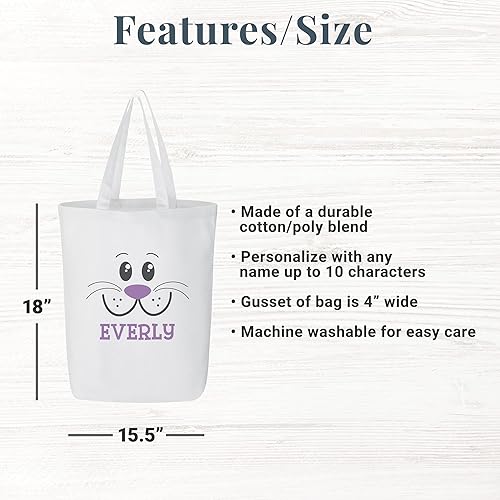 Miniatura 3 de Let's Make Memories Bolsas personalizadas para golosinas de Pascua - Bolsas de caza de huevos