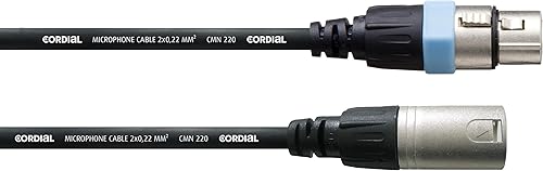 Cordial Mikrofonkabel FAIR LINE 0 5m XLR-XLR  mit Neutrik Rean Stecker