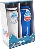 Thermoflask Insulated Water Bottle with Spout Lid, 40 oz, Pack of 2 Teal/Graphite