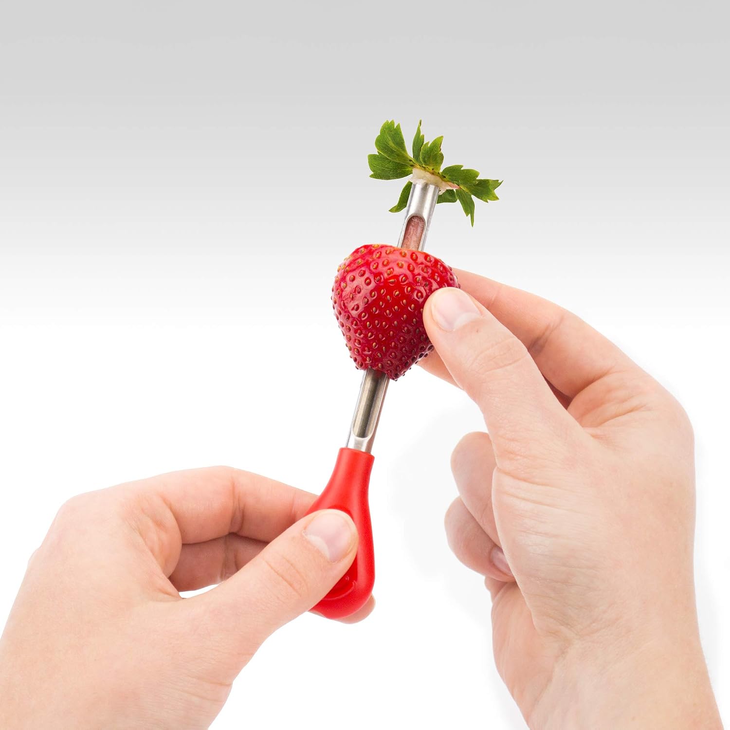 Tovolo Strawberry Huller, 1 EA, Red