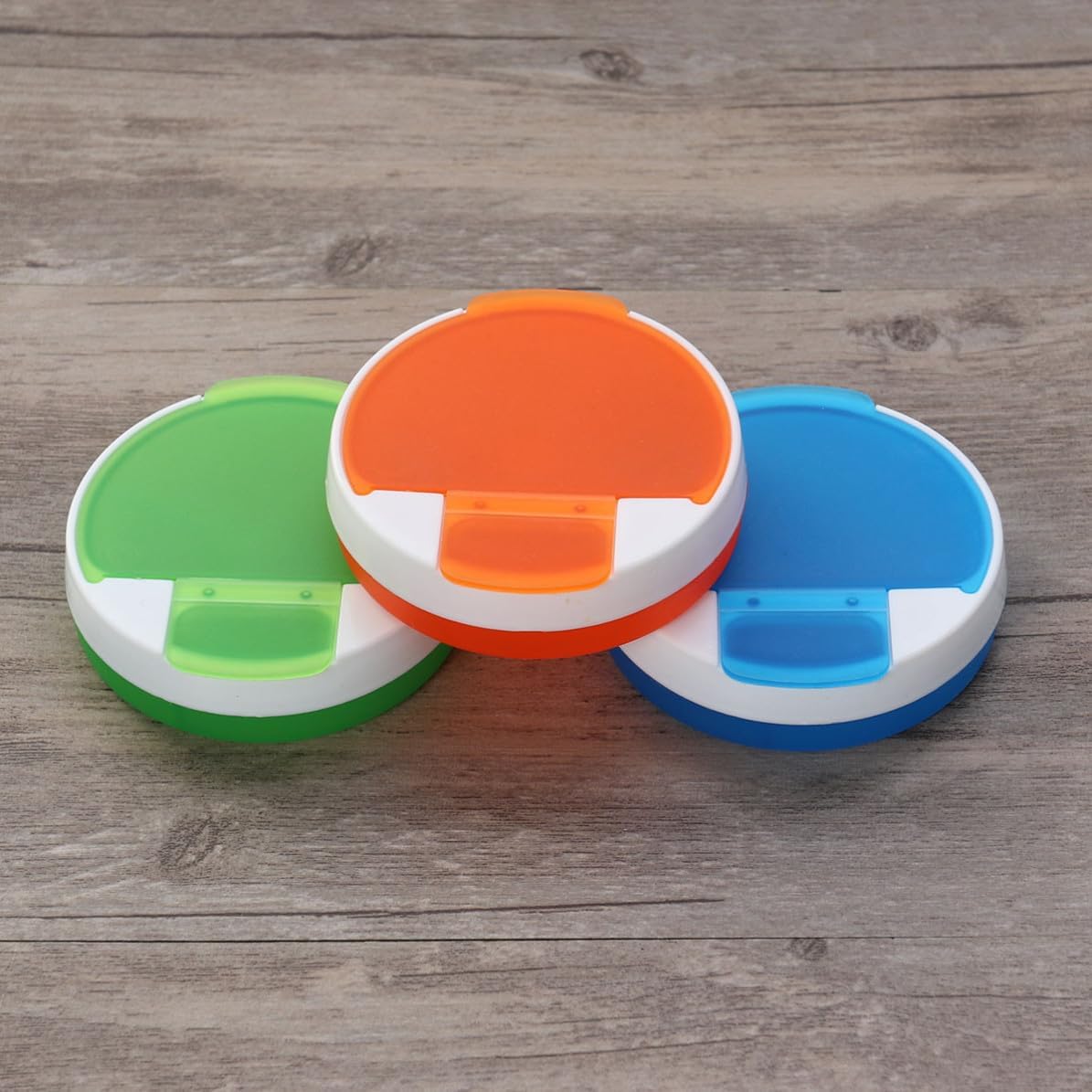 Portable Mini Medicine Storage Case Organizer with 4 Compartments 3pcs image 5