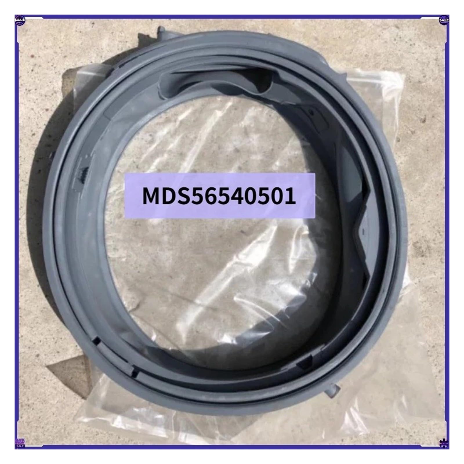 Sello De Maletero De Puerta De Lavadora MDS56540501, Compatible Con LG, Anillo De Sello De Puerta De Goma De Repuesto, Pieza De Repuesto De Lavadora De Tambor reemplazar