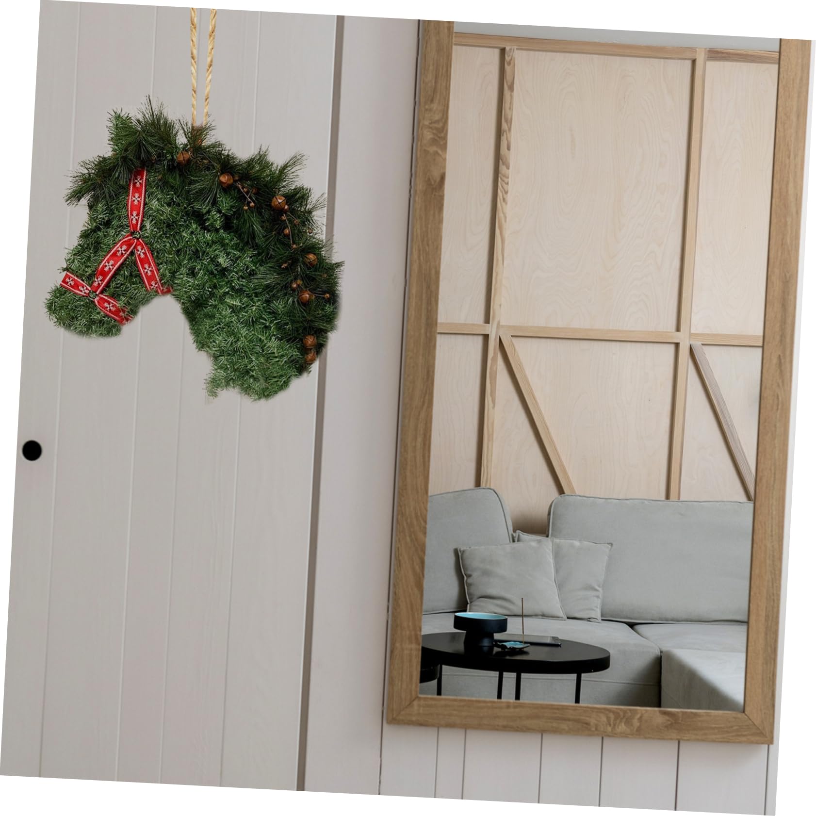 GRIRIW Decorative Metal Wire Wreath Frame for Flower Garlands Iron Wreath Holder for Wedding Holiday Decorations Burr Design for Use