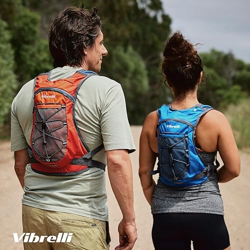 Miniatura 2 de Vibrelli Hydration Backpack & 2L Hydration Bladder - High Flow Bite Valve - Hydration Pack for Cycling, Running, Hiking