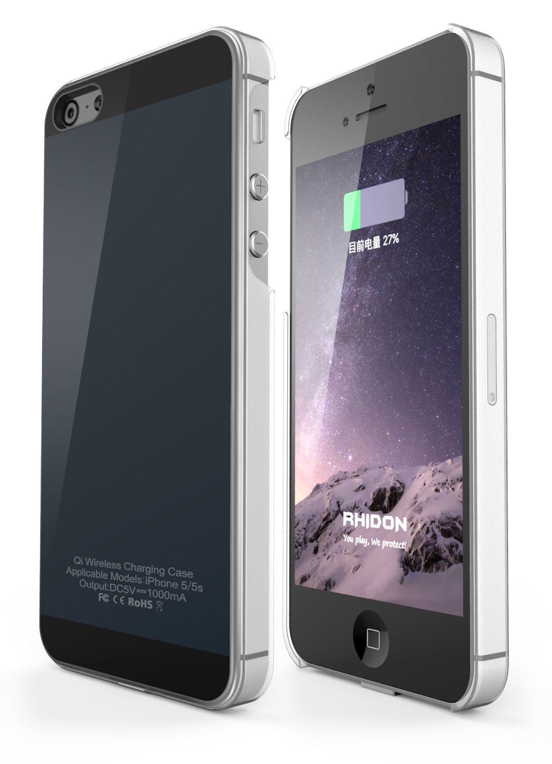 Rhidon Iphone 5s Wireless Receiver Case Apple Iphone Qi Wireless