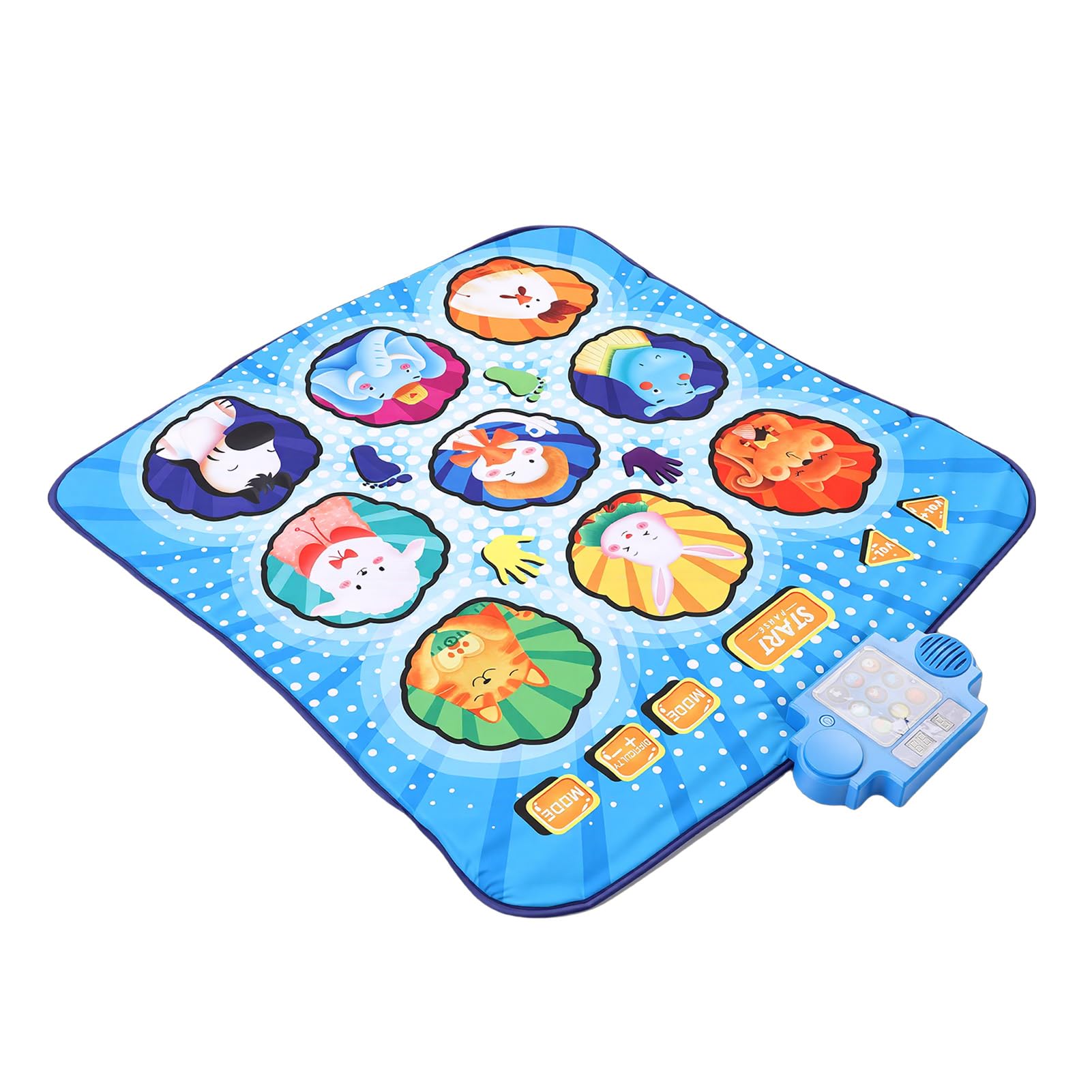 Alfombra de Baile Inalámbrica para Niños Divertido Juego de Música Interactivo para la Familia Interior Al Aire Etenilo 40.55x34.65in (#2)