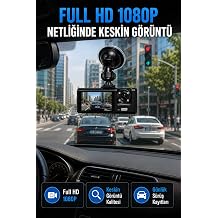 Ara   i Kay t Kameras  1080P Full HD WiFi Destekli  n ve Arka Kameral  Ara  Kameras
