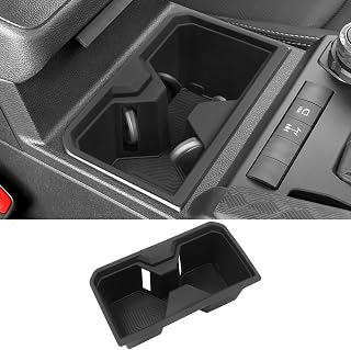 BIBLOZ Car Cup Holder Insert Compatible with Toyota 4Runner 2025 2026 Accessories Silicone Material Center Console Cup Holder Protector Organizer