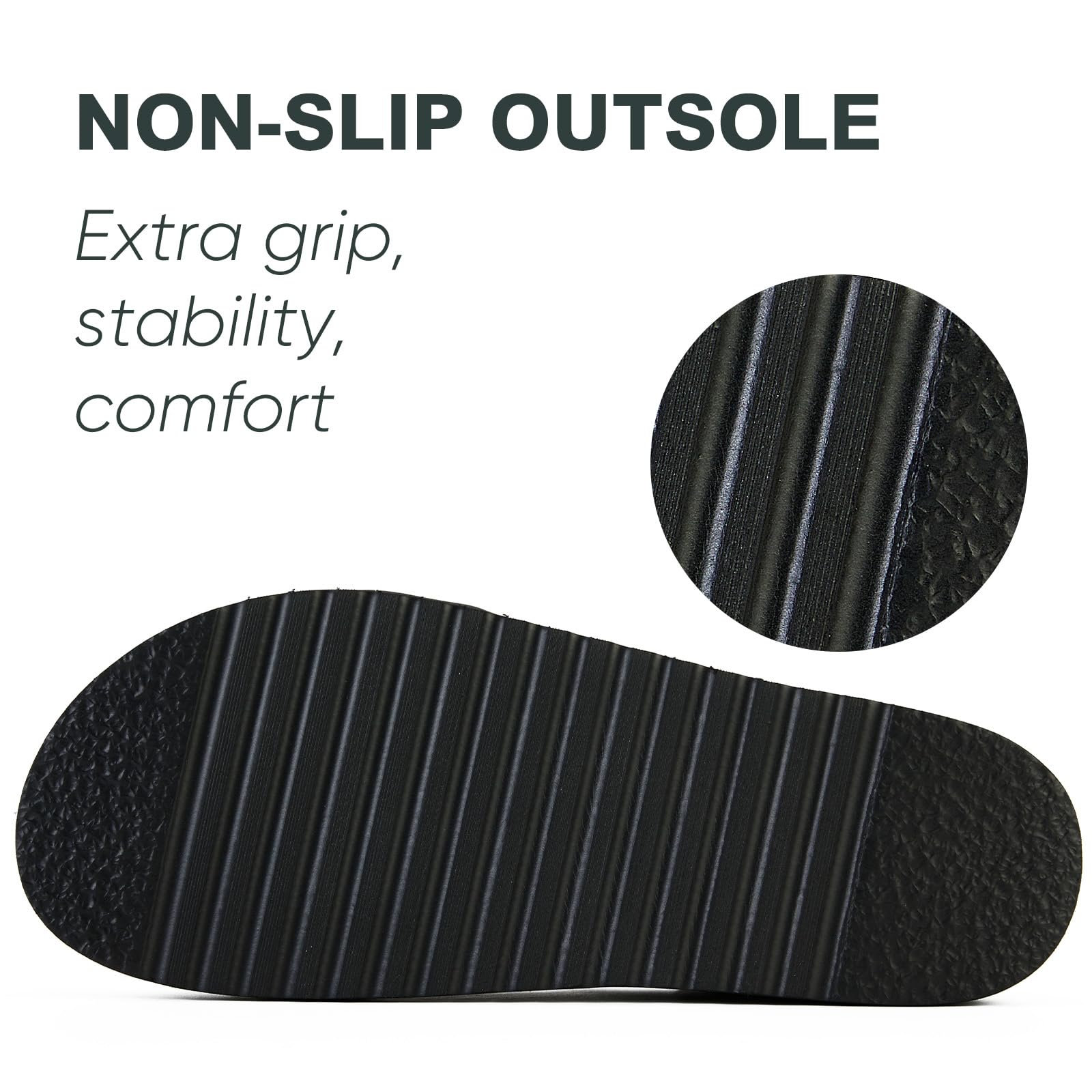 Yavero Womens Platform Sandals Open Toe Summer Sandals Low Wedge Sandals Black 6.5