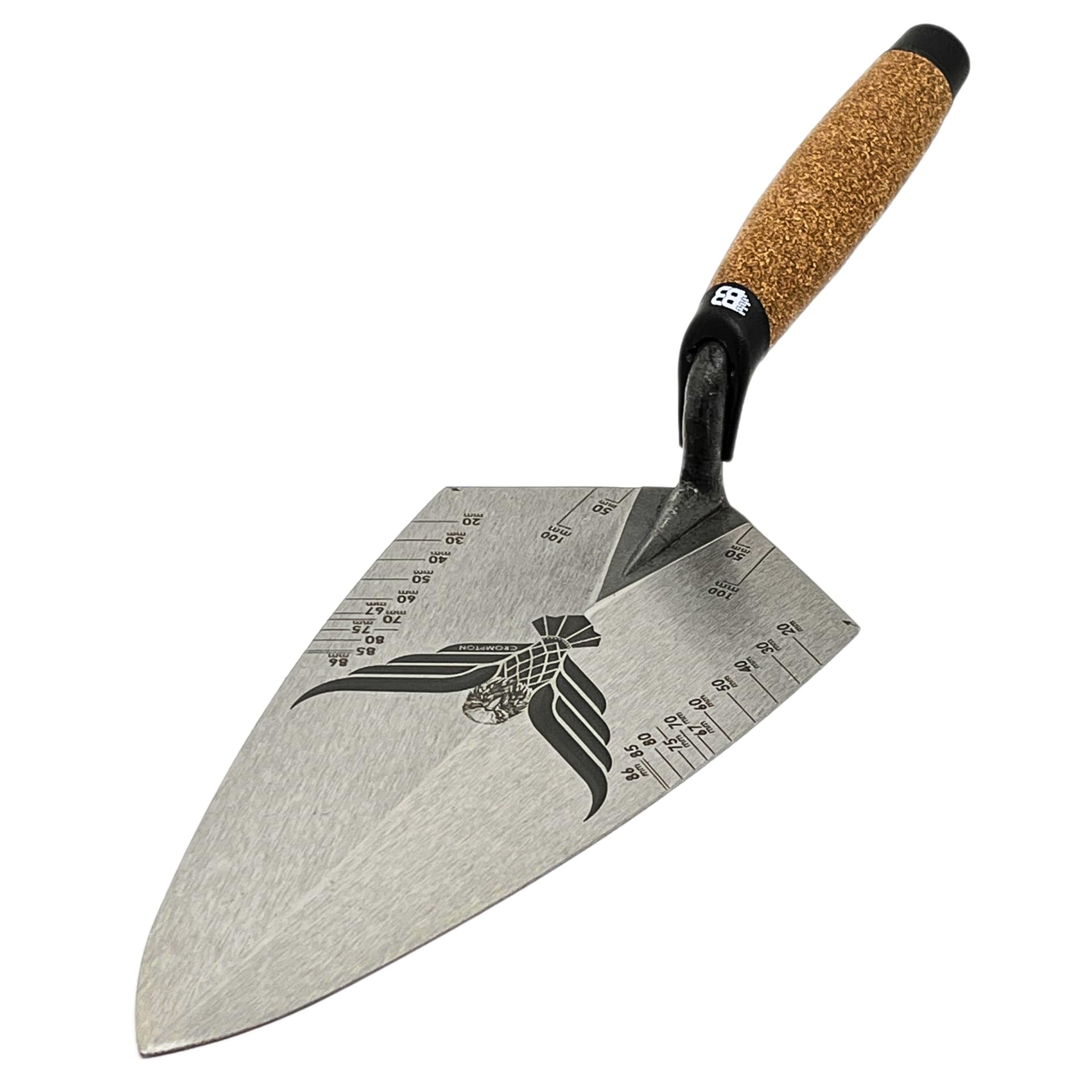 Crompton Philadelphia - Paleta de ladrillo, mango de corcho (28 cm)
