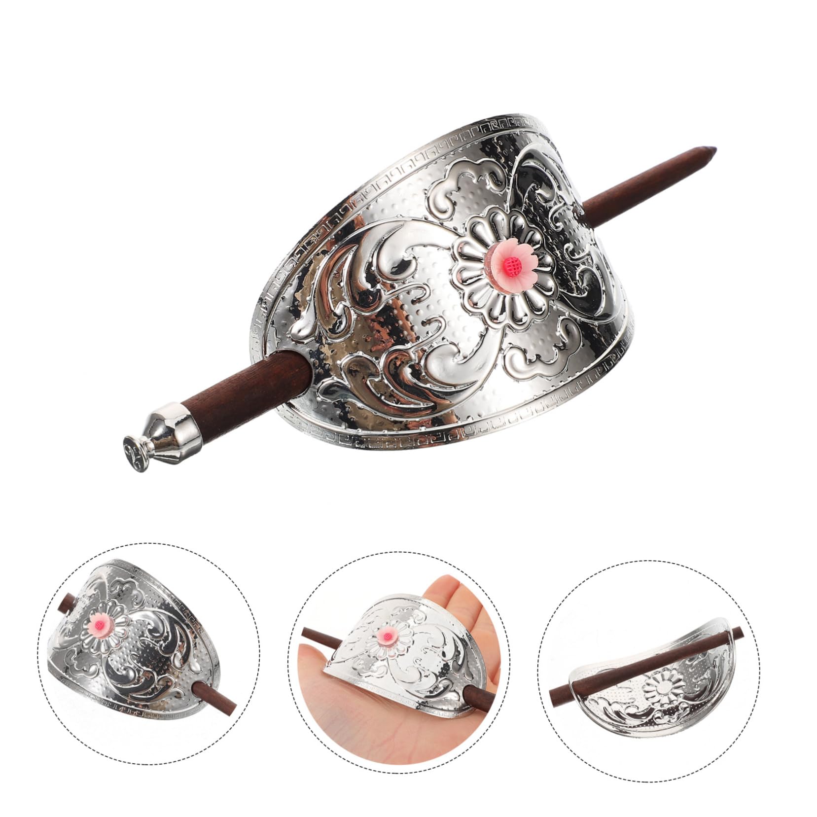 MAGICLULU 5St Vintage Haarnadel Haar Klammern elegant Haarspangen Werkzeug Haarmanschette Haarknotenhalter Geometrie Zubehör Haarschmuck Kopfbedeckung Fräulein Pferdeschwanz Zinklegierung