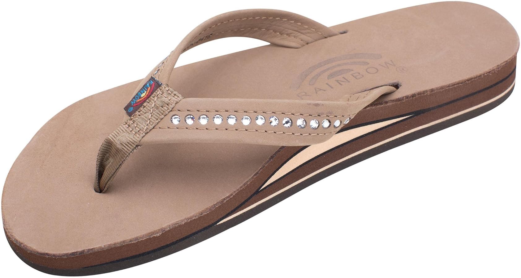 RAINBOW SANDALS プレミアレザー Men's Premier Leather Redwood Single Layer Rainbows - Papa's