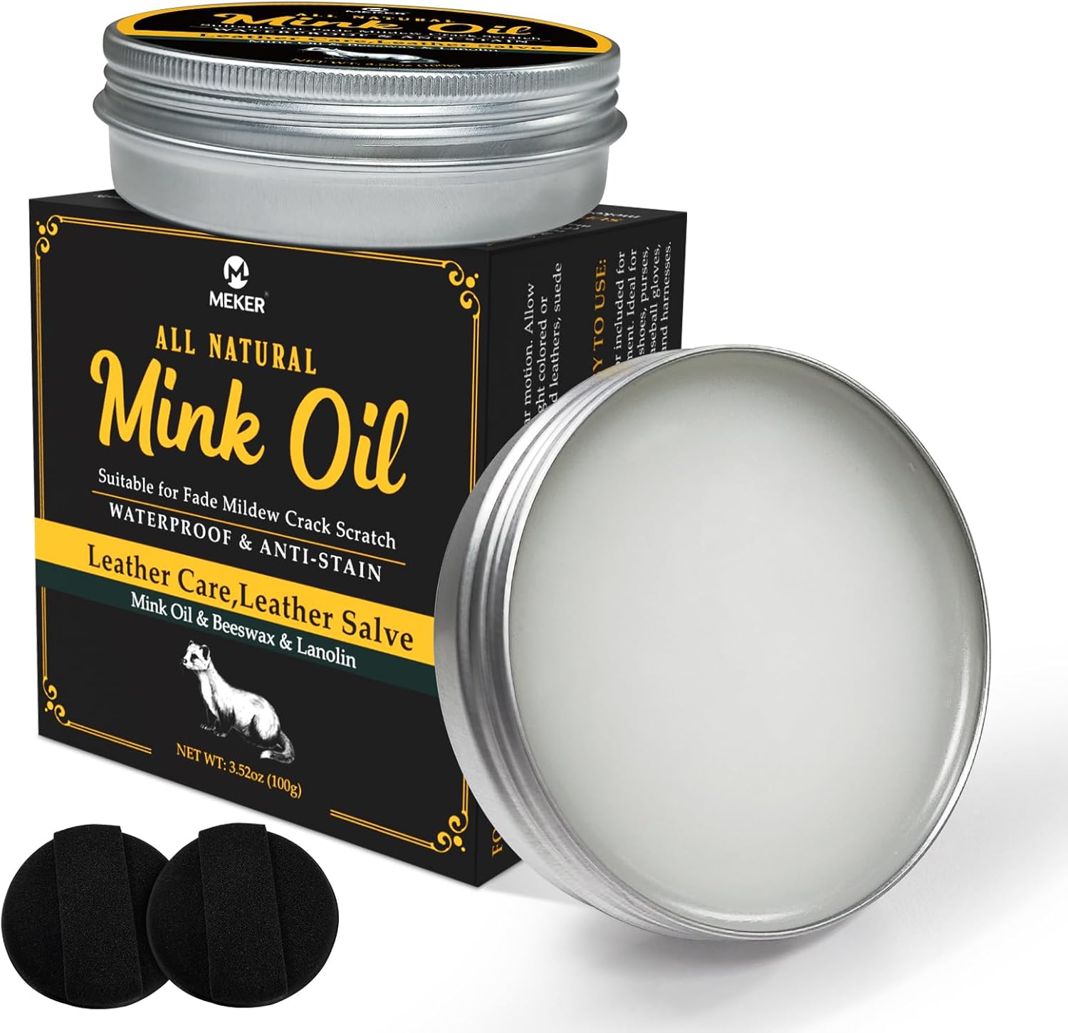 MEKER Mink Oil for Leather Boots, Leather Jamaica Ubuy