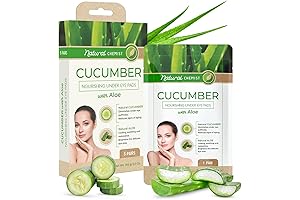 Korean Cucumber & Aloe Under Eye Patches For Dark Circles & Puffiness