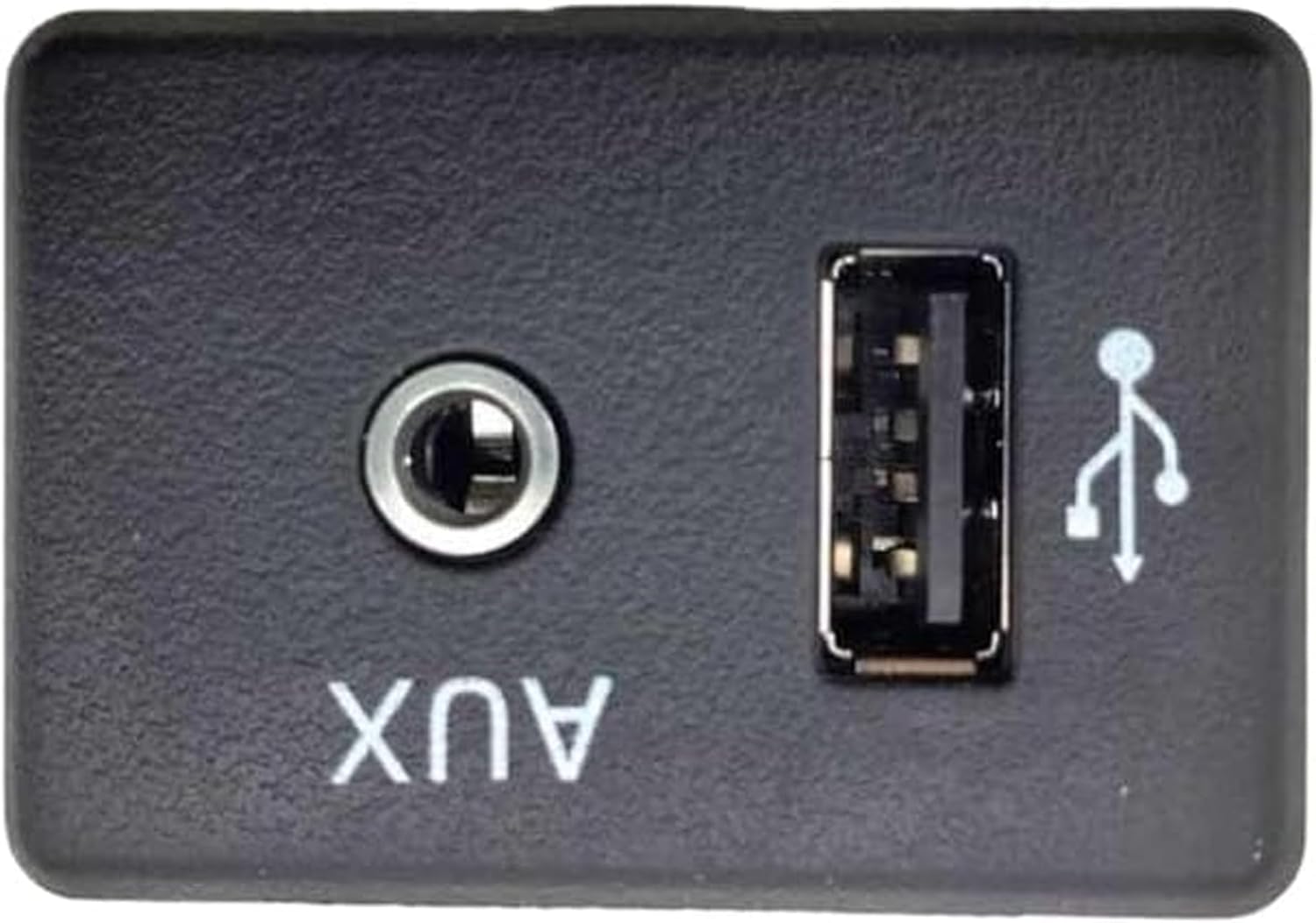 USB+AUX Dual Interface Module Auxiliary Audio Plug Charge USB Port for Nissan Altima 2015-2018 Replacement 28023-5AA0A 1Pcs Black