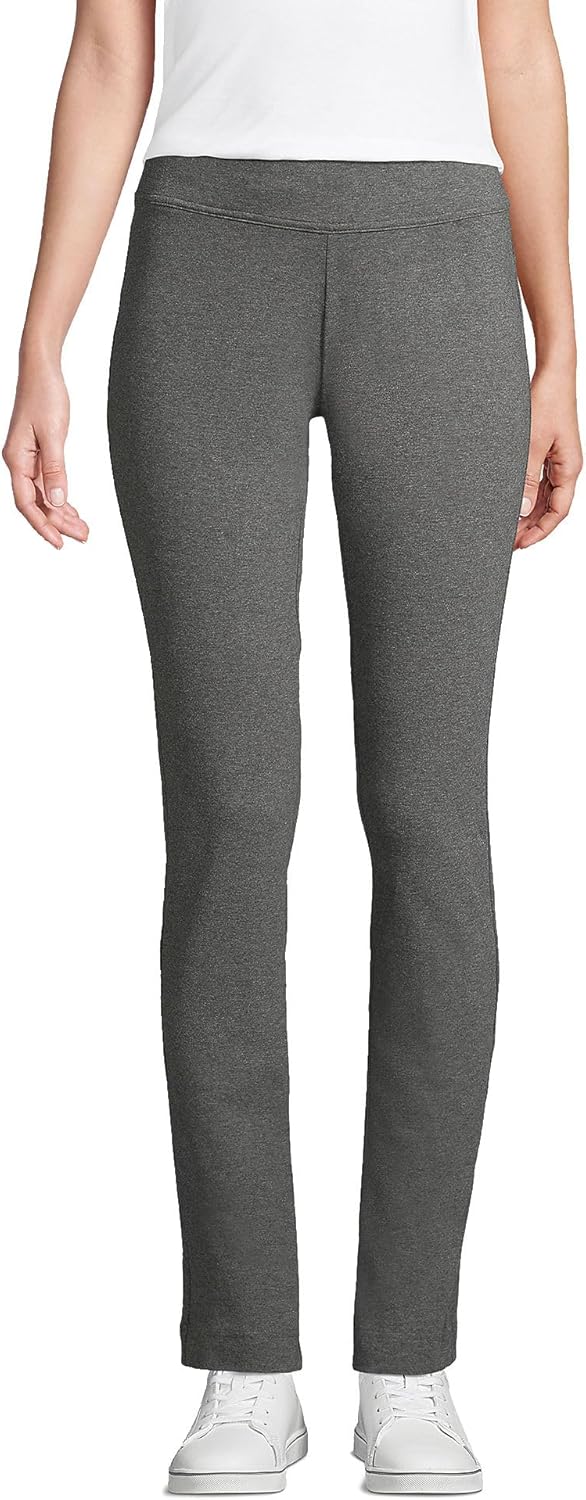 Lands' End Women's Starfish Mid Rise Slim Leg Pants
