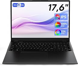 17.6Inch FHD Touchscreen Laptop N5095 16GB DDR4 256GB Storage 1 year Office | Backlit Keyboard, Fingerprint Reader, Wifi 6,Bluetooth 5.2, 7000MAh Long Battery,Type-C PD3.0