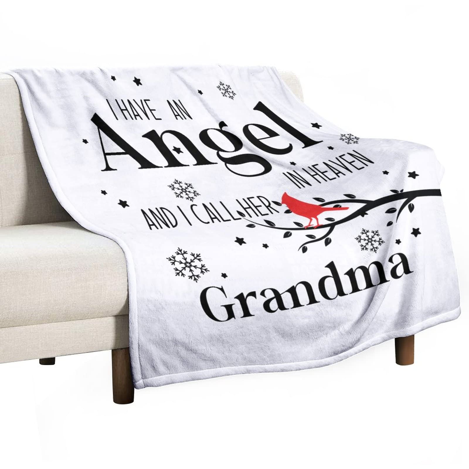 Couverture ange gardien plaid premium en flanelle haute densité