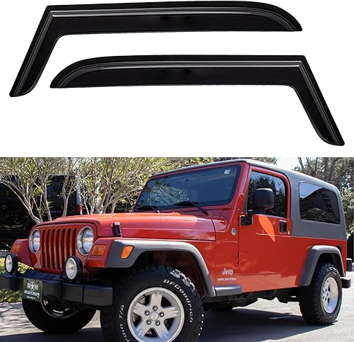 Miniatura 917 de Visores protectores de lluvia para ventana, deflectores de viento de canal exterior