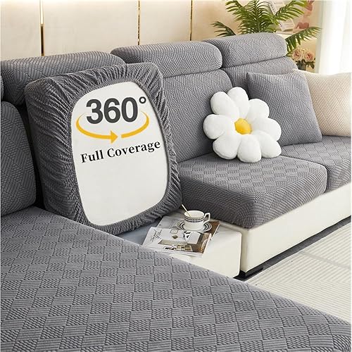 Miniatura 2 de Fundas de cojín universales para sofá 2024, lavables, 360, impermeables, mágicas, para sofá seccional de 123, protector de muebles apto para