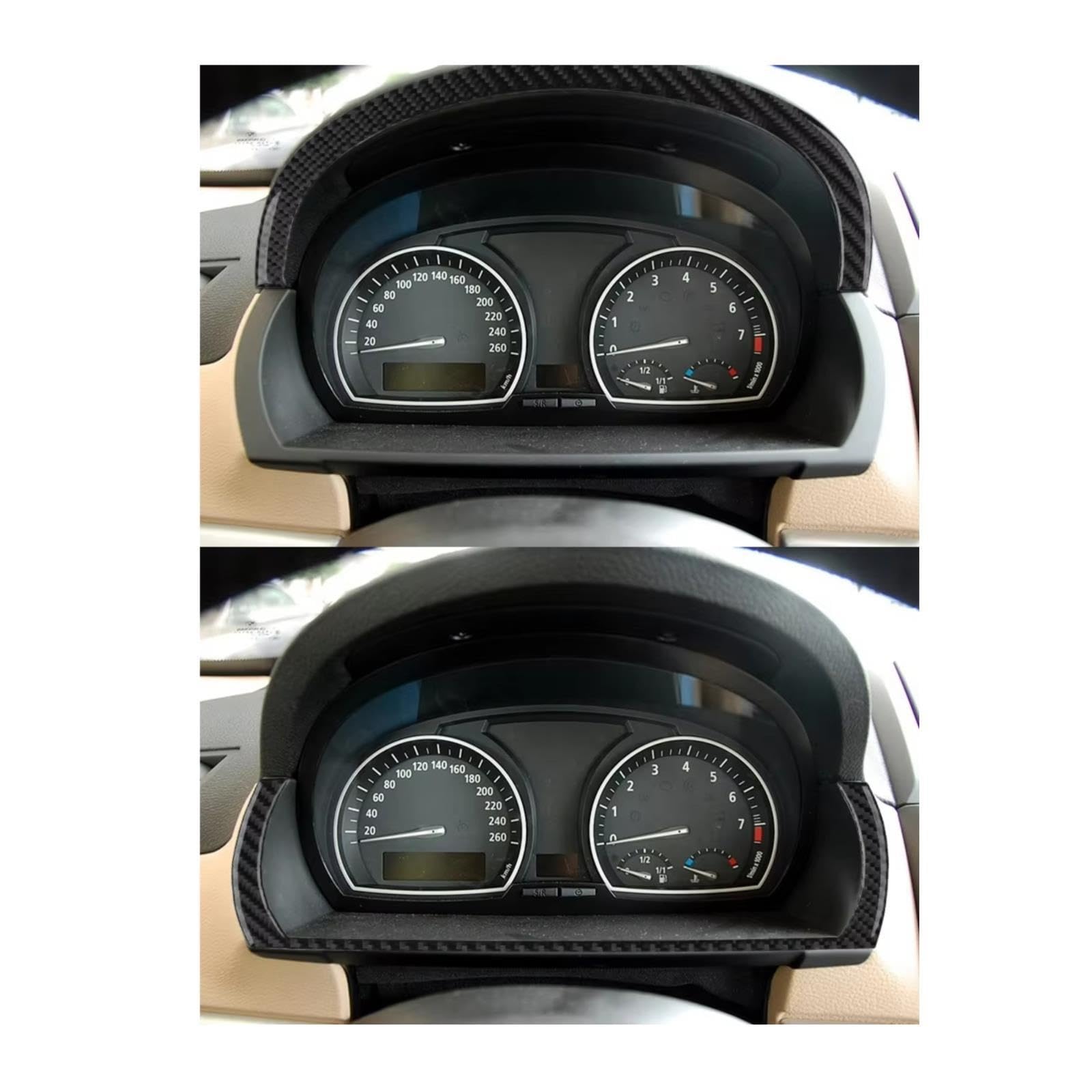 Adesivi Per Pulsanti Auto Per BMW X3 E83 2004-2008 2009 2010 Adesivo | Cruscotto Dell'auto Pannello Strumenti Striscia Decorativa Interni Adesivo Accessori Per Auto(Model 1)