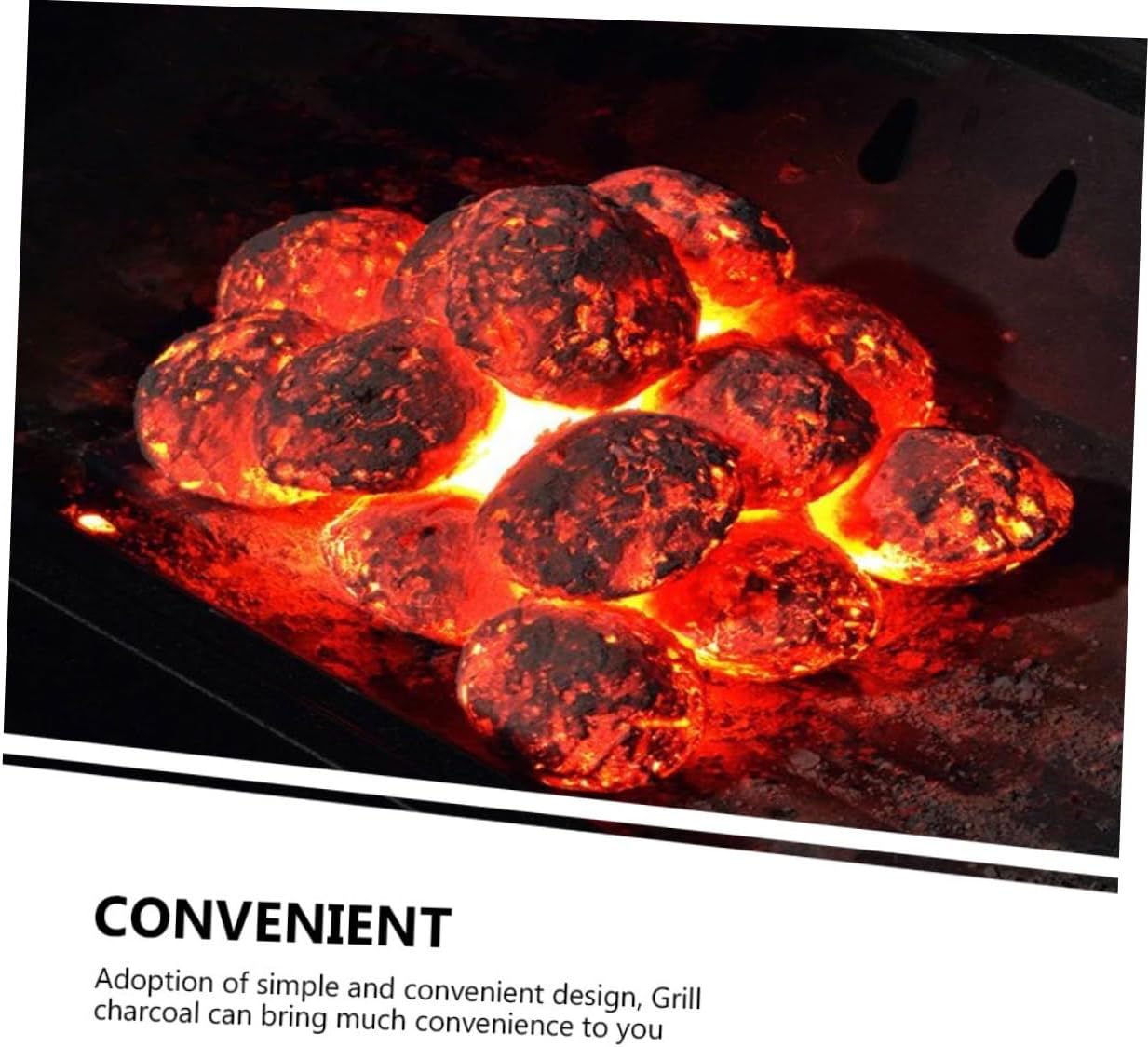 1pack BBQ Tools Carbon Camping Kettle Campfire Grill Charcoal Briquettes Outdoor Cooking Essentials