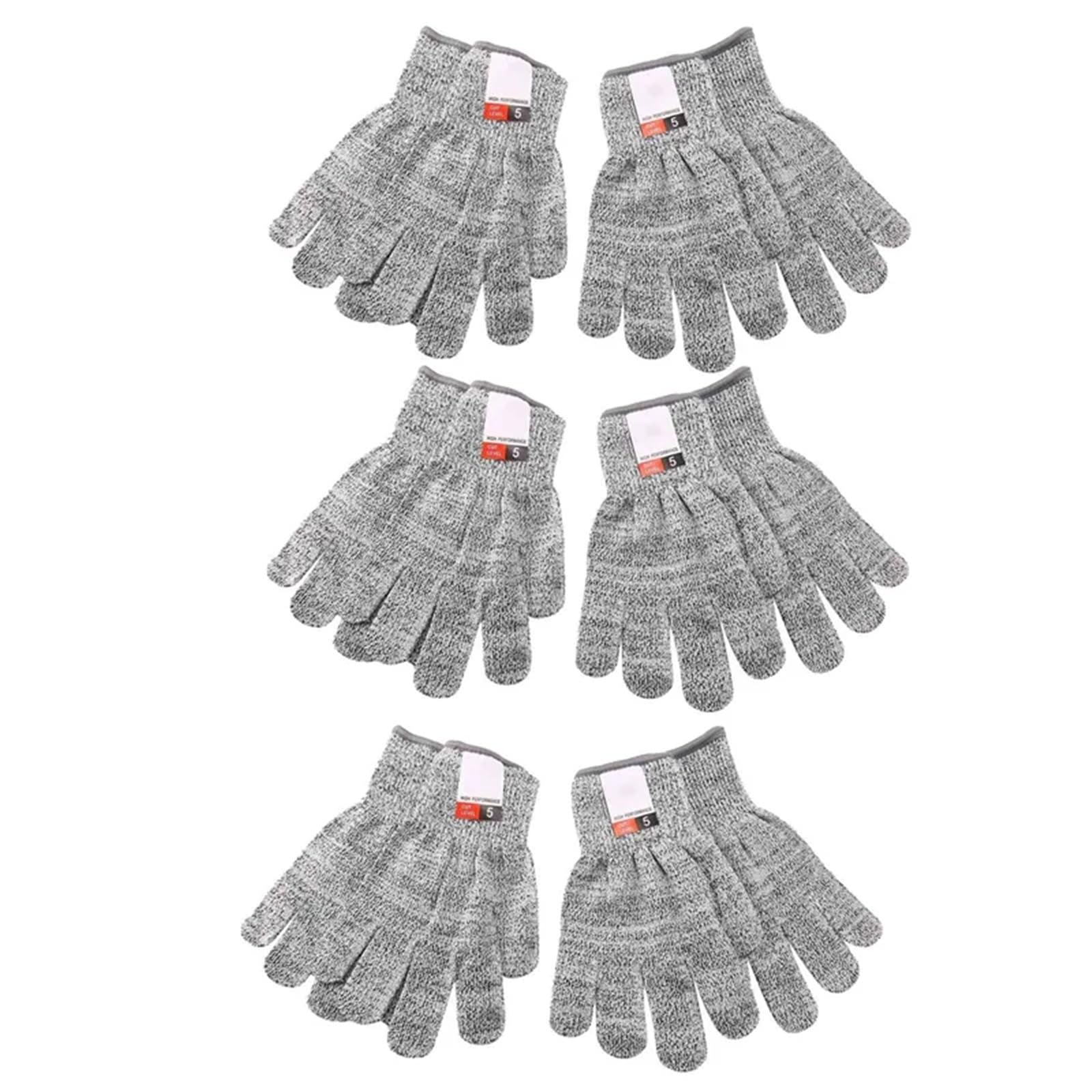 Guanti Anti Taglio, 1 paio di guanti antitaglio di livello 5 for uso alimentare, protezione e mani, guanti da cucina antitaglio for sgusciare le ostriche