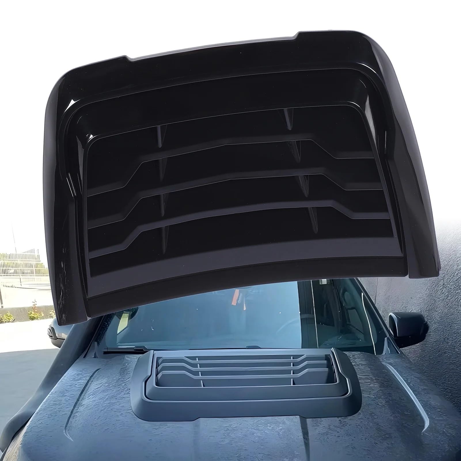 osłona bocznego wlotu powietrza Pasuje do Ford Ranger Raptor 2015-2022 XLT XLS maska ​​odpowietrznik wlotu powietrza osłona kapturka poprawia odprowadzanie ciepła Otwory Wentylacyjne Maski Samochodu