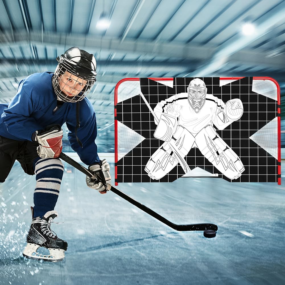 Generic Rete da portiere per hockey su strada, bersaglio da hockey, per allenamento di precisione