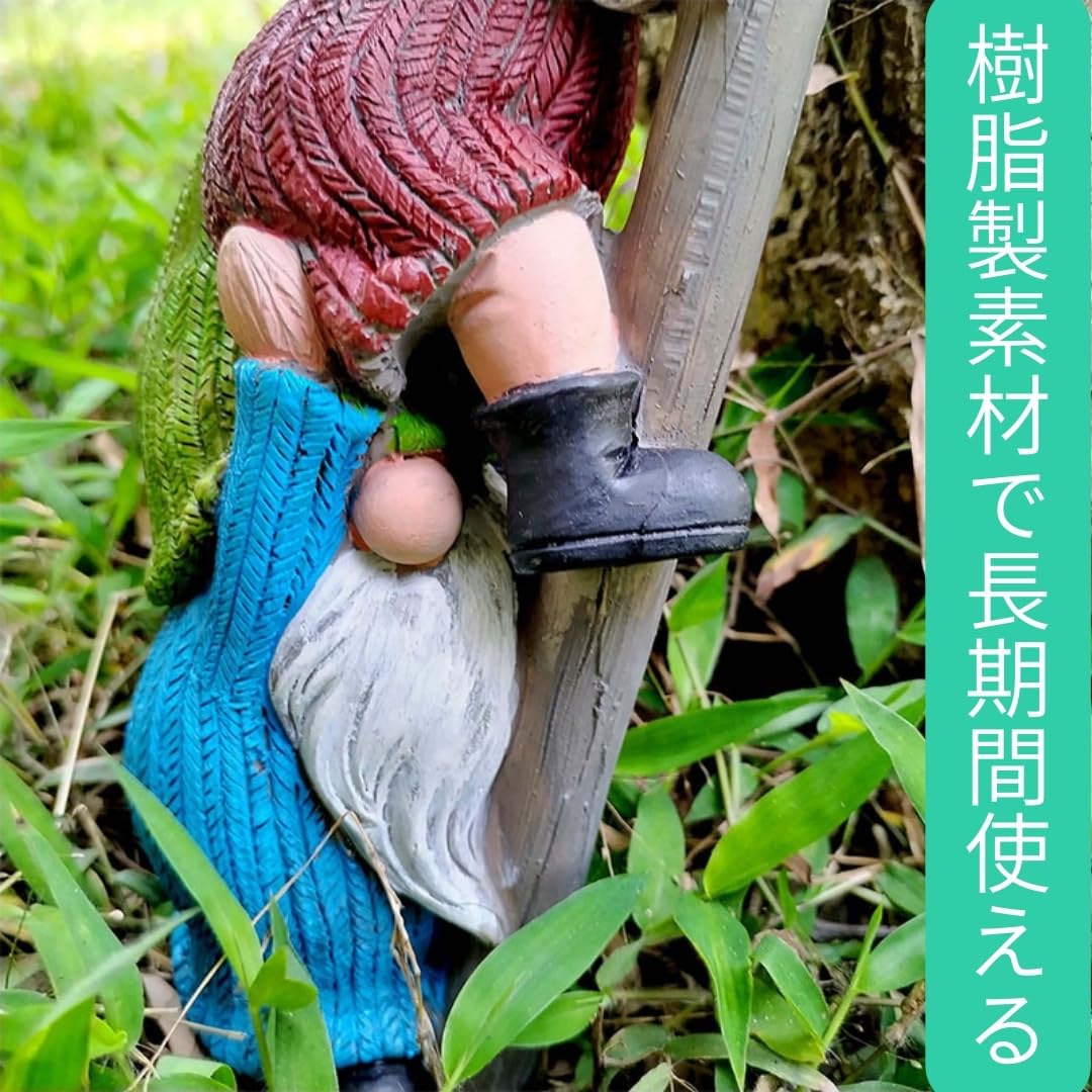 小人 はしご 置物 ガーデンオーナメント Amazon.co.jp: ガーデン オブジェ ノーム はしご 置物 ドワーフ