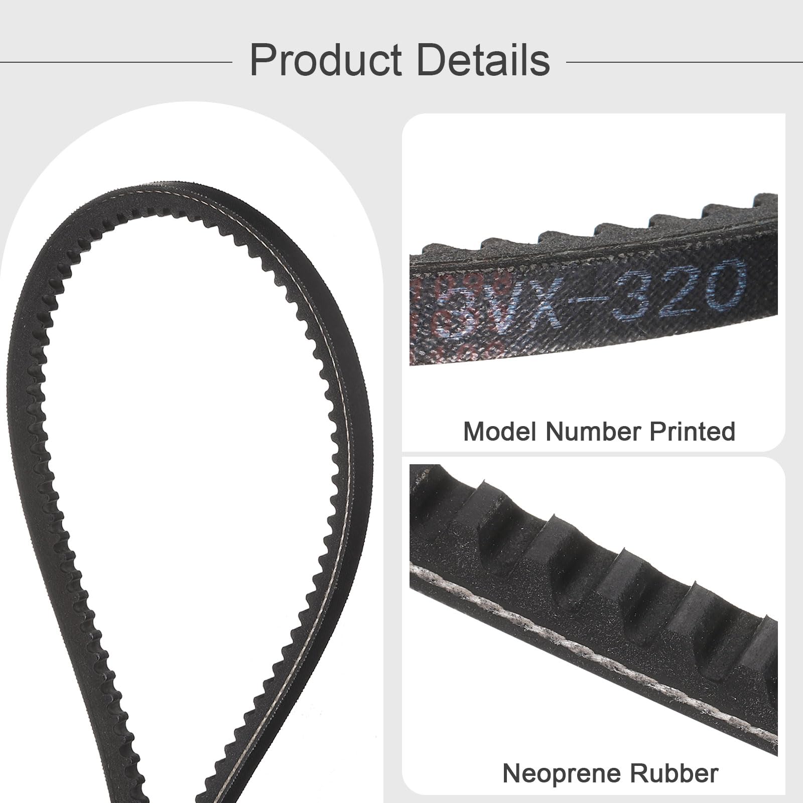 Courroie Type Trapézoïdale Lisse Z41 | Courroie De Tondeuse