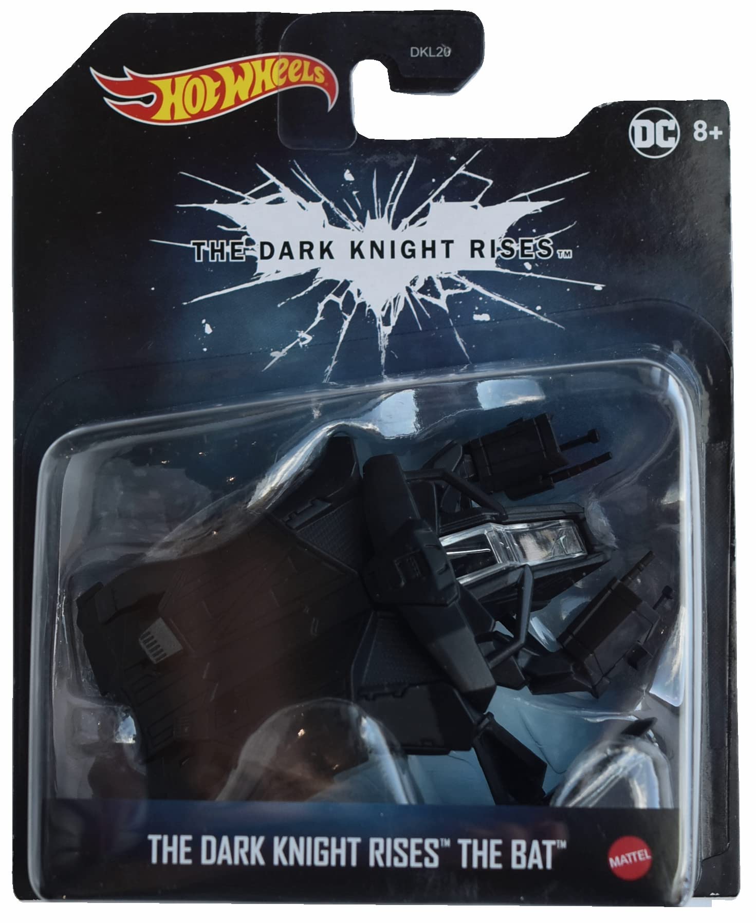 Hot Wheels The Dark Night Rise The Bat, 1:50 Scale die cast